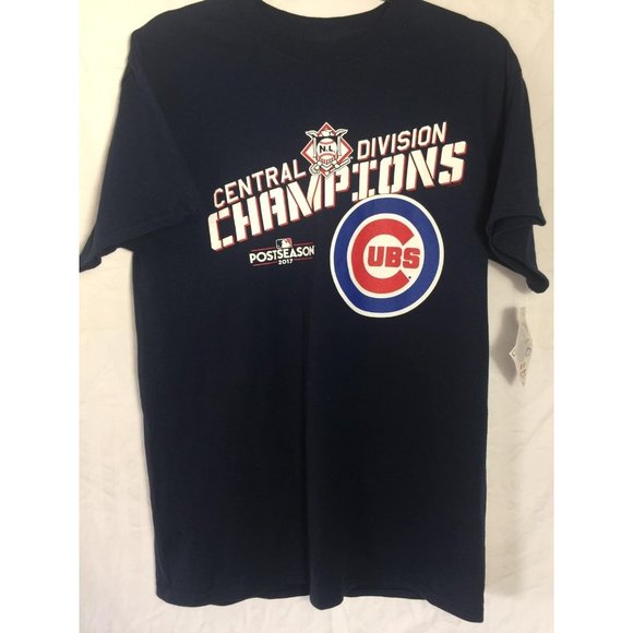Chicago Cubs MLB Champions Men's T-Shirt Medium Post Season - Picture 2 of 4